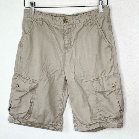 Lucky Brand Khaki Cargo Shorts - Kids US 14 - Picture 1 of 11